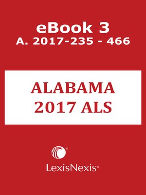 cover image of Michie's Alabama Code: Advance Legislative Service